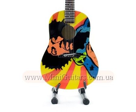 Миниатюрная гитара 10 Jimi Hendrix Mini Acoustic Guitar
